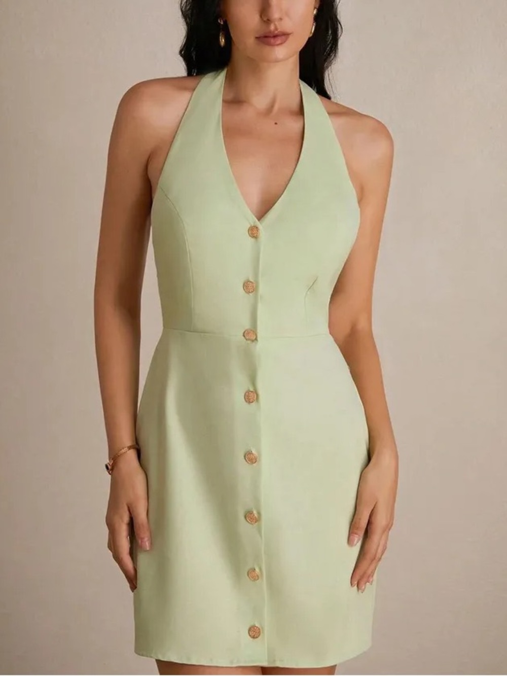 Women’s Halter A-Line Mini Dress